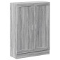 vidaXL Bücherschrank Grau Sonoma 82,5x30,5x115 cm Holzwerkstoff vidaXL Bücherschrank Grau Sonoma 82,5x30,5x115 cm Holzwerkstoff