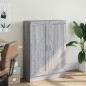 vidaXL Bücherschrank Grau Sonoma 82,5x30,5x115 cm Holzwerkstoff vidaXL Bücherschrank Grau Sonoma 82,5x30,5x115 cm Holzwerkstoff