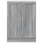vidaXL Bücherschrank Grau Sonoma 82,5x30,5x115 cm Holzwerkstoff vidaXL Bücherschrank Grau Sonoma 82,5x30,5x115 cm Holzwerkstoff