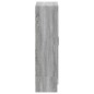 vidaXL Bücherschrank Grau Sonoma 82,5x30,5x115 cm Holzwerkstoff vidaXL Bücherschrank Grau Sonoma 82,5x30,5x115 cm Holzwerkstoff