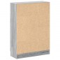 vidaXL Bücherschrank Grau Sonoma 82,5x30,5x115 cm Holzwerkstoff vidaXL Bücherschrank Grau Sonoma 82,5x30,5x115 cm Holzwerkstoff
