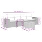 vidaXL 5-tlg. Garten-Sofagarnitur mit Kissen Beige Poly Rattan vidaXL 5-tlg. Garten-Sofagarnitur mit Kissen Beige Poly Rattan