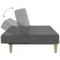 vidaXL Schlafsofa 2-Sitzer Hellgrau Stoff vidaXL Schlafsofa 2-Sitzer Hellgrau Stoff