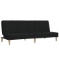 vidaXL Schlafsofa 2-Sitzer Schwarz Stoff vidaXL Schlafsofa 2-Sitzer Schwarz Stoff