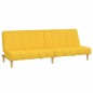 vidaXL Schlafsofa 2-Sitzer Gelb Stoff vidaXL Schlafsofa 2-Sitzer Gelb Stoff