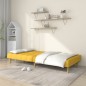 vidaXL Schlafsofa 2-Sitzer Gelb Stoff vidaXL Schlafsofa 2-Sitzer Gelb Stoff