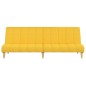 vidaXL Schlafsofa 2-Sitzer Gelb Stoff vidaXL Schlafsofa 2-Sitzer Gelb Stoff