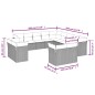 vidaXL 13-tlg. Garten-Sofagarnitur mit Kissen Beige Poly Rattan vidaXL 13-tlg. Garten-Sofagarnitur mit Kissen Beige Poly Rattan