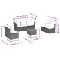 vidaXL 8-tlg. Garten-Sofagarnitur mit Kissen Beige Poly Rattan vidaXL 8-tlg. Garten-Sofagarnitur mit Kissen Beige Poly Rattan