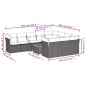 vidaXL 11-tlg. Garten-Sofagarnitur mit Kissen Schwarz Poly Rattan vidaXL 11-tlg. Garten-Sofagarnitur mit Kissen Schwarz Poly Rattan