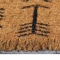 vidaXL Fußmatte Natur 40x60 cm Kokosfaser Getuftet vidaXL Fußmatte Natur 40x60 cm Kokosfaser Getuftet