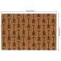 vidaXL Fußmatte Natur 40x60 cm Kokosfaser Getuftet vidaXL Fußmatte Natur 40x60 cm Kokosfaser Getuftet