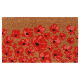 vidaXL Fußmatte Natur 45x75 cm Kokosfaser Getuftet