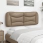 vidaXL Kopfteil-Kissen Cappuccino-Braun 120 cm Kunstleder vidaXL Kopfteil-Kissen Cappuccino-Braun 120 cm Kunstleder