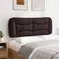 vidaXL Kopfteil-Kissen Dunkelbraun 140 cm Stoff vidaXL Kopfteil-Kissen Dunkelbraun 140 cm Stoff