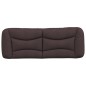 vidaXL Kopfteil-Kissen Dunkelbraun 140 cm Stoff vidaXL Kopfteil-Kissen Dunkelbraun 140 cm Stoff