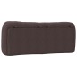 vidaXL Kopfteil-Kissen Dunkelbraun 140 cm Stoff vidaXL Kopfteil-Kissen Dunkelbraun 140 cm Stoff