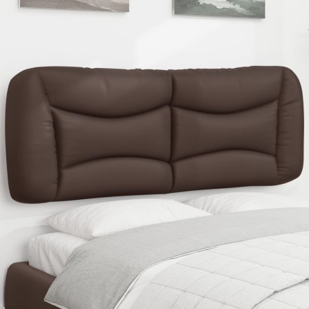 vidaXL Kopfteil-Kissen Braun 140 cm Kunstleder