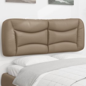 vidaXL Kopfteil-Kissen Cappuccino-Braun 140 cm Kunstleder