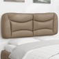 vidaXL Kopfteil-Kissen Cappuccino-Braun 140 cm Kunstleder vidaXL Kopfteil-Kissen Cappuccino-Braun 140 cm Kunstleder