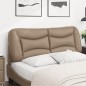 vidaXL Kopfteil-Kissen Cappuccino-Braun 140 cm Kunstleder vidaXL Kopfteil-Kissen Cappuccino-Braun 140 cm Kunstleder