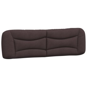 vidaXL Kopfteil-Kissen Dunkelbraun 180 cm Stoff