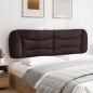 vidaXL Kopfteil-Kissen Dunkelbraun 180 cm Stoff