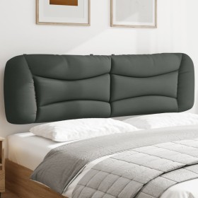 vidaXL Kopfteil-Kissen Dunkelgrau 180 cm Stoff