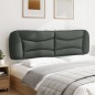 vidaXL Kopfteil-Kissen Dunkelgrau 180 cm Stoff vidaXL Kopfteil-Kissen Dunkelgrau 180 cm Stoff
