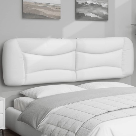 vidaXL Kopfteil-Kissen Weiß 180 cm Kunstleder