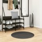 vidaXL Teppich IZA Kurzflor Skandi-Stil Anthrazit Ø 80 cm vidaXL Teppich IZA Kurzflor Skandi-Stil Anthrazit Ø 80 cm