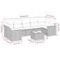 vidaXL 8-tlg. Garten-Sofagarnitur mit Kissen Beige Poly Rattan vidaXL 8-tlg. Garten-Sofagarnitur mit Kissen Beige Poly Rattan