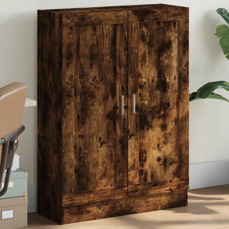 vidaXL Bücherschrank Räuchereiche 82,5x30,5x115 cm Holzwerkstoff vidaXL Bücherschrank Räuchereiche 82,5x30,5x115 cm Holzwerkstoff
