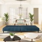 vidaXL Schlafsofa 2-Sitzer Blau Samt vidaXL Schlafsofa 2-Sitzer Blau Samt