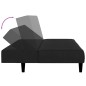 vidaXL Schlafsofa 2-Sitzer Schwarz Samt vidaXL Schlafsofa 2-Sitzer Schwarz Samt
