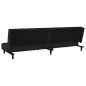 vidaXL Schlafsofa 2-Sitzer Schwarz Samt vidaXL Schlafsofa 2-Sitzer Schwarz Samt