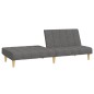 vidaXL Schlafsofa 2-Sitzer Hellgrau Stoff vidaXL Schlafsofa 2-Sitzer Hellgrau Stoff