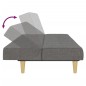vidaXL Schlafsofa 2-Sitzer Hellgrau Stoff vidaXL Schlafsofa 2-Sitzer Hellgrau Stoff