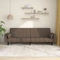 vidaXL Schlafsofa 2-Sitzer mit 2 Kissen Taupe Stoff vidaXL Schlafsofa 2-Sitzer mit 2 Kissen Taupe Stoff