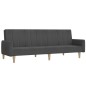 vidaXL Schlafsofa 2-Sitzer Dunkelgrau Stoff vidaXL Schlafsofa 2-Sitzer Dunkelgrau Stoff