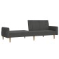 vidaXL Schlafsofa 2-Sitzer Dunkelgrau Stoff vidaXL Schlafsofa 2-Sitzer Dunkelgrau Stoff