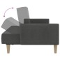 vidaXL Schlafsofa 2-Sitzer Dunkelgrau Stoff vidaXL Schlafsofa 2-Sitzer Dunkelgrau Stoff