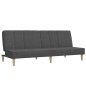 vidaXL Schlafsofa 2-Sitzer Dunkelgrau Stoff vidaXL Schlafsofa 2-Sitzer Dunkelgrau Stoff