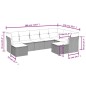 vidaXL 9-tlg. Garten-Sofagarnitur mit Kissen Beige Poly Rattan vidaXL 9-tlg. Garten-Sofagarnitur mit Kissen Beige Poly Rattan