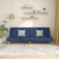 vidaXL Schlafsofa 2-Sitzer Blau Stoff vidaXL Schlafsofa 2-Sitzer Blau Stoff