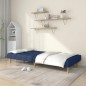 vidaXL Schlafsofa 2-Sitzer Blau Stoff vidaXL Schlafsofa 2-Sitzer Blau Stoff