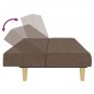 vidaXL Schlafsofa 2-Sitzer Taupe Stoff vidaXL Schlafsofa 2-Sitzer Taupe Stoff