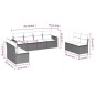 vidaXL 8-tlg. Garten-Sofagarnitur mit Kissen Beige Poly Rattan vidaXL 8-tlg. Garten-Sofagarnitur mit Kissen Beige Poly Rattan