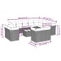 vidaXL 13-tlg. Garten-Sofagarnitur mit Kissen Schwarz Poly Rattan vidaXL 13-tlg. Garten-Sofagarnitur mit Kissen Schwarz Poly Rattan