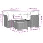 vidaXL 5-tlg. Garten-Sofagarnitur mit Kissen Beige Poly Rattan vidaXL 5-tlg. Garten-Sofagarnitur mit Kissen Beige Poly Rattan